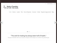 Tablet Screenshot of kellycamblyrmt.com